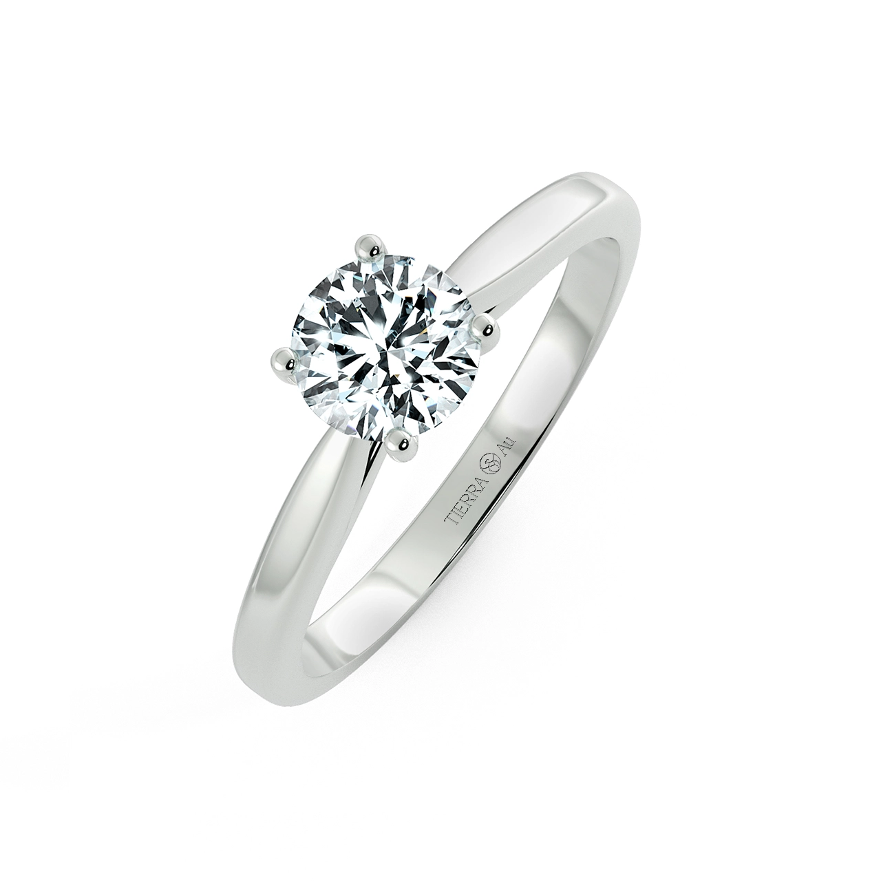 Bridge Accent Engagement Ring with Eternity Band NCH1603 3
